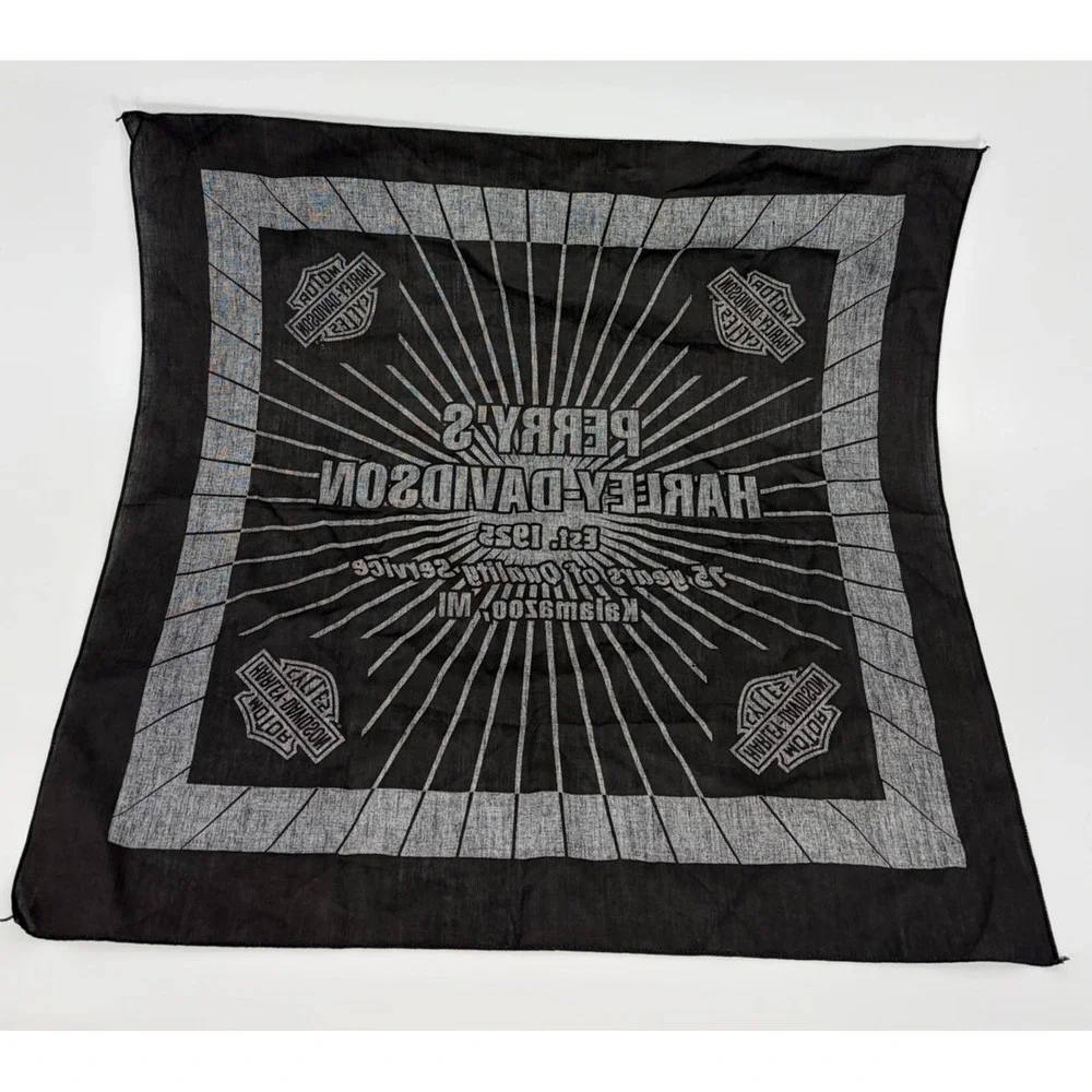 Perry Harley Davidson Kalamazoo Michigan Bandana 75th Anniversary